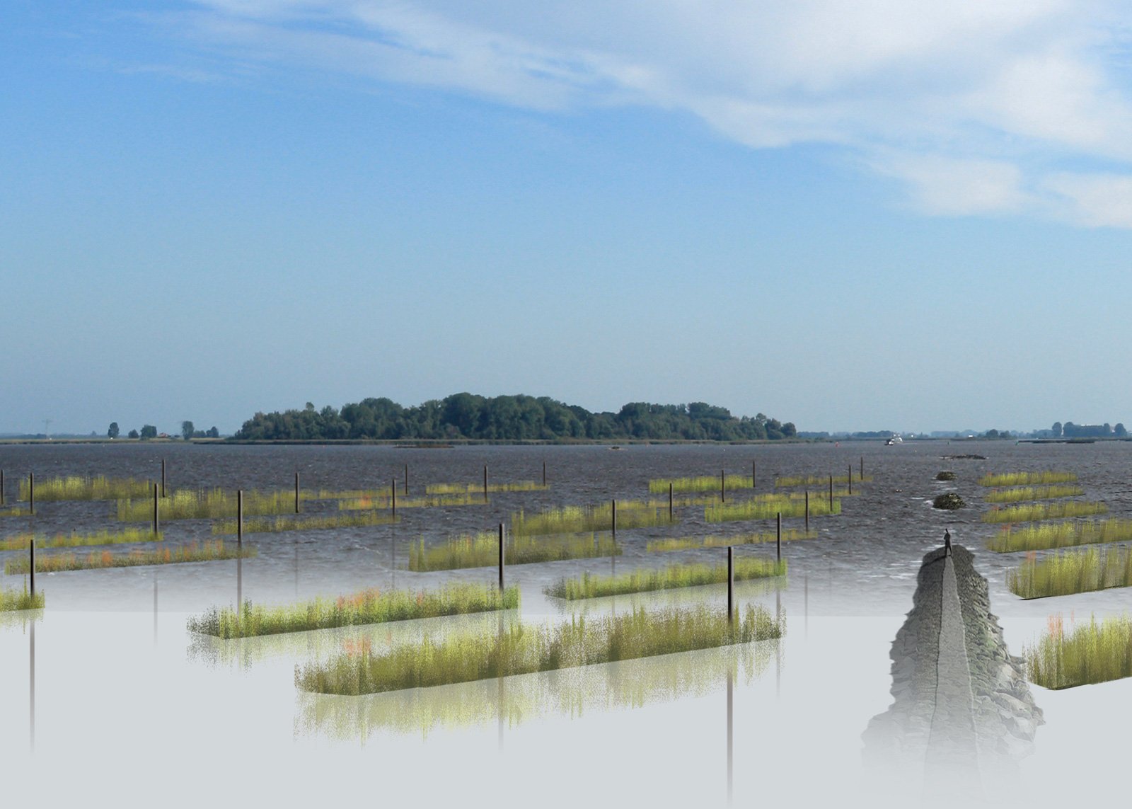 Het 7e landschapskunstwerk voor Flevoland