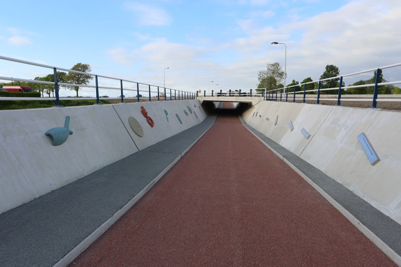 Monster van Nes. Een kunstwerk van Michiel Kluiters in Schagen